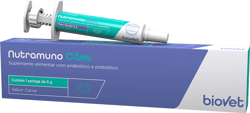 Suplemento Alimentar Nutramuno sabor Carne para Cães - 6 g