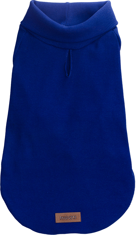 Moletom Meau Cacharrel de Malha Azul Royal - Tam 04