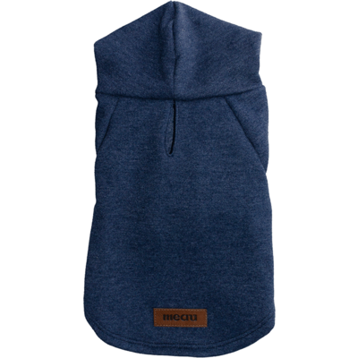 Blusão Moletom Simples Meau Azul Jeans