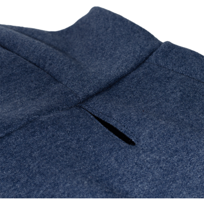 Blusão Moletom Simples Meau Azul Jeans