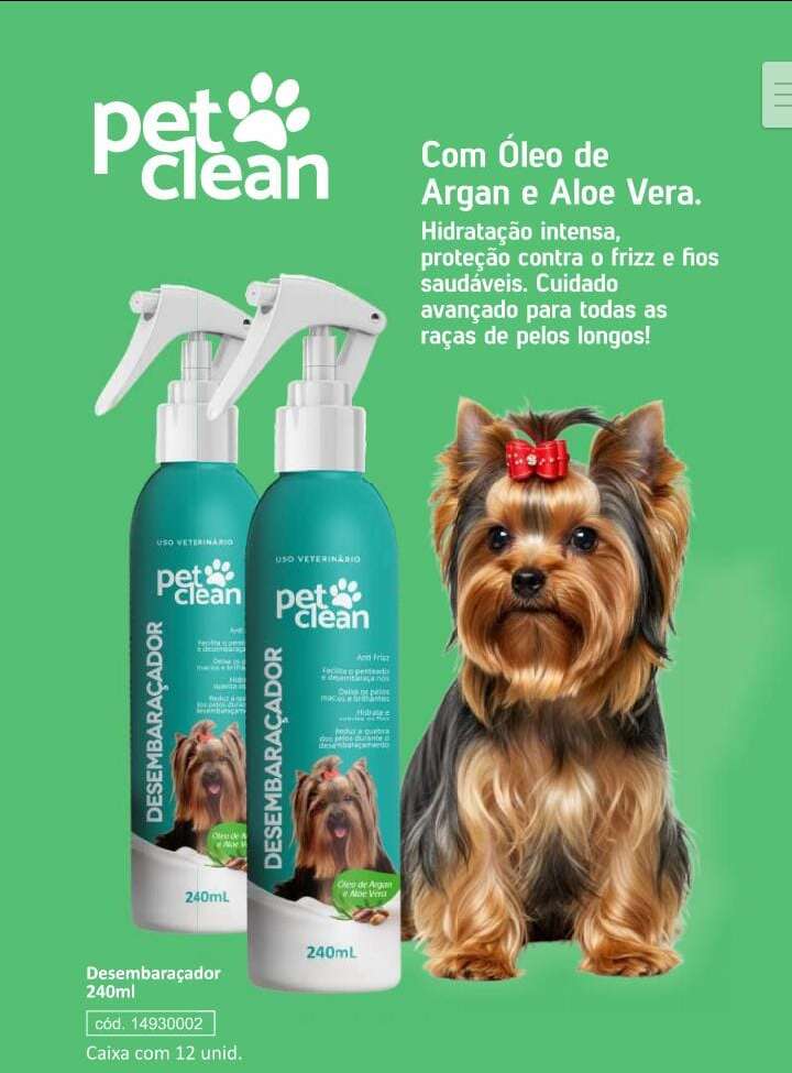 Desembaraçador Pet Clean para Cães - 240 mL