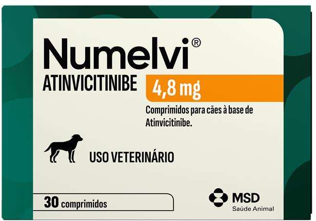 Tratamento para Coceira Numelvi 4,8 mg para Cães - 30 comprimidos