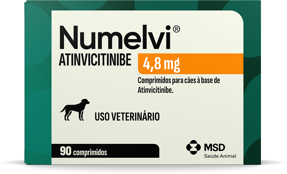 Tratamento para Coceira Numelvi 4,8 mg para Cães - 90 comprimidos