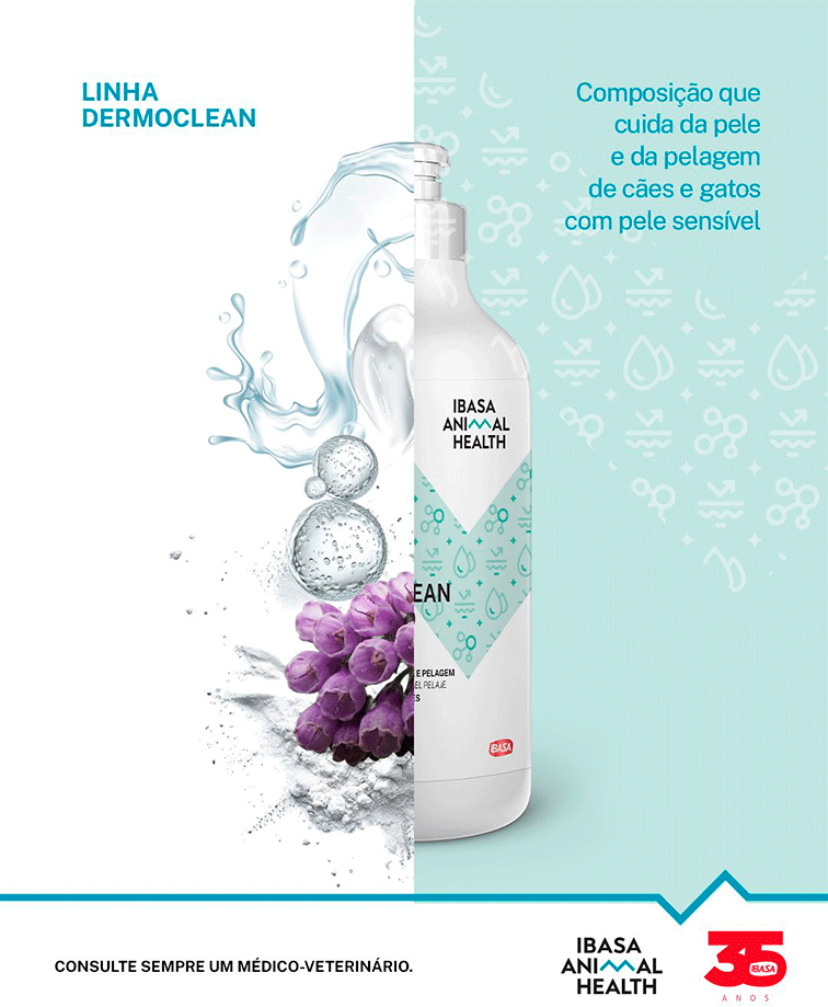 Shampoo Dermoclean Ibasa para Cães e Gatos - 200 mL
