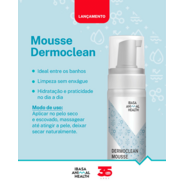 Mousse Dermoclean Ibasa para Cães e Gatos - 150 mL