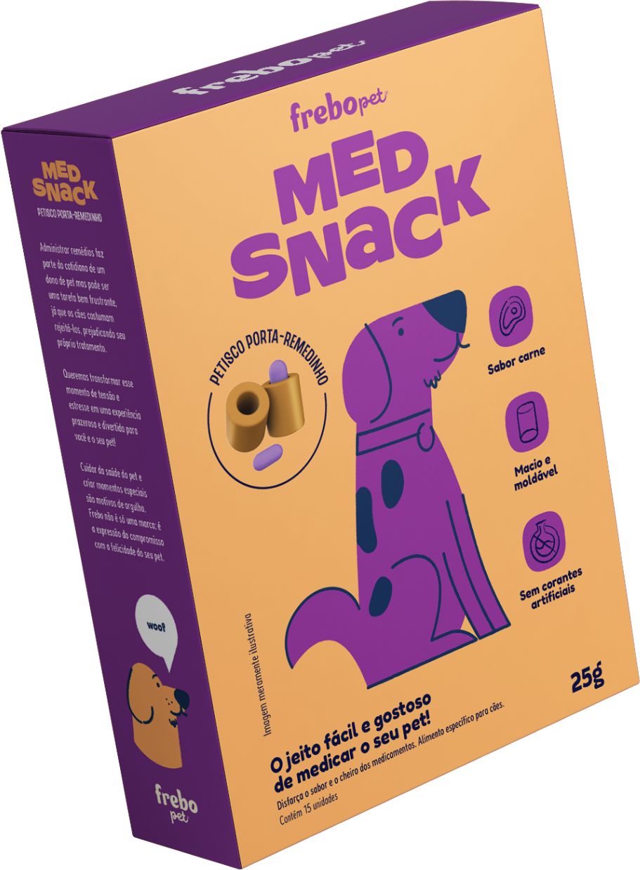 Petisco MedSnack Freebo Esconde Comprimido para Cães - 25 g