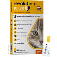 Antiparasitário Zoetis Revolution Plus 0,25 mL para Gatos de 1,25Kg a 2,5Kg - 1 Pipeta