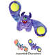 Brinquedo Pelúcia Kong Woozles para Cães Monstrinho