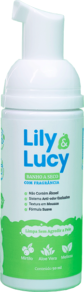 Banho a Seco Wesen Green Lily & Lucy para Cães e Gatos - 50 mL