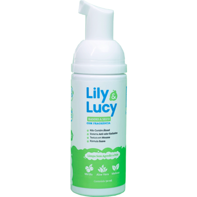 Banho a Seco Wesen Green Lily & Lucy para Cães e Gatos