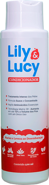 Condicionador Wesen Green Lily & Lucy para Cães e Gatos - 400 mL