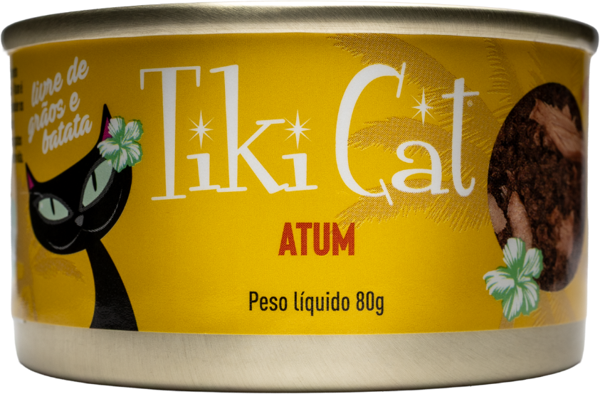 Ração Úmida Tiki Cat Grill sabor Atum para Gatos - 80 g