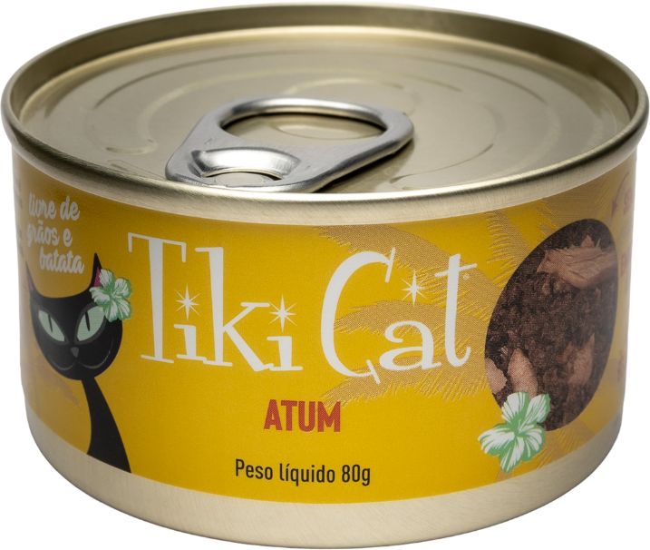 Ração Úmida Tiki Cat Grill sabor Atum para Gatos - 80 g