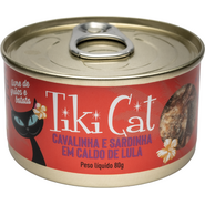 Ração Úmida Tiki Cat Grill sabor Cavalinha e Sardinha para Gatos - 80 g