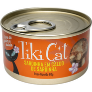 Ração Úmida Tiki Cat Grill sabor Sardinha para Gatos - 80 g