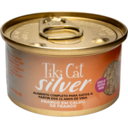 Ração Úmida Tiki Cat Silver sabor Frango para Gatos - 68 g
