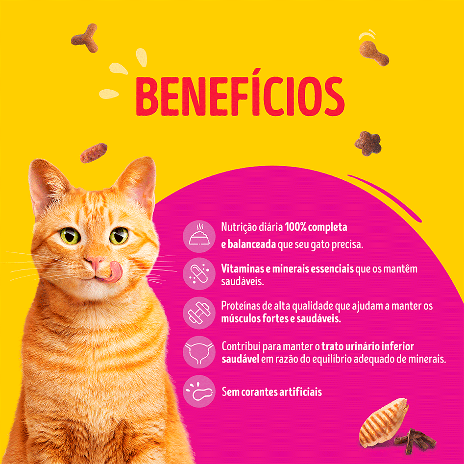 Ração Seca Nestlé Purina Friskies Mix de Carnes para Gatos Adultos - 10,1Kg