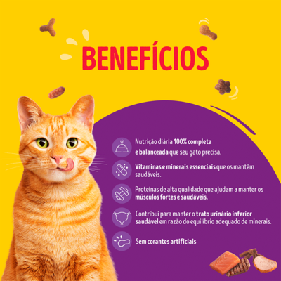 Ração Seca Nestlé Purina Friskies Megamix para Gatos Adultos