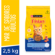 Ração Seca Purina Friskies Mar de Sabores para Gatos Adultos