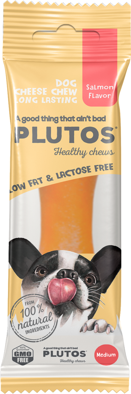 Snack Plutos Cheese & Salmon para Cães - 60 g
