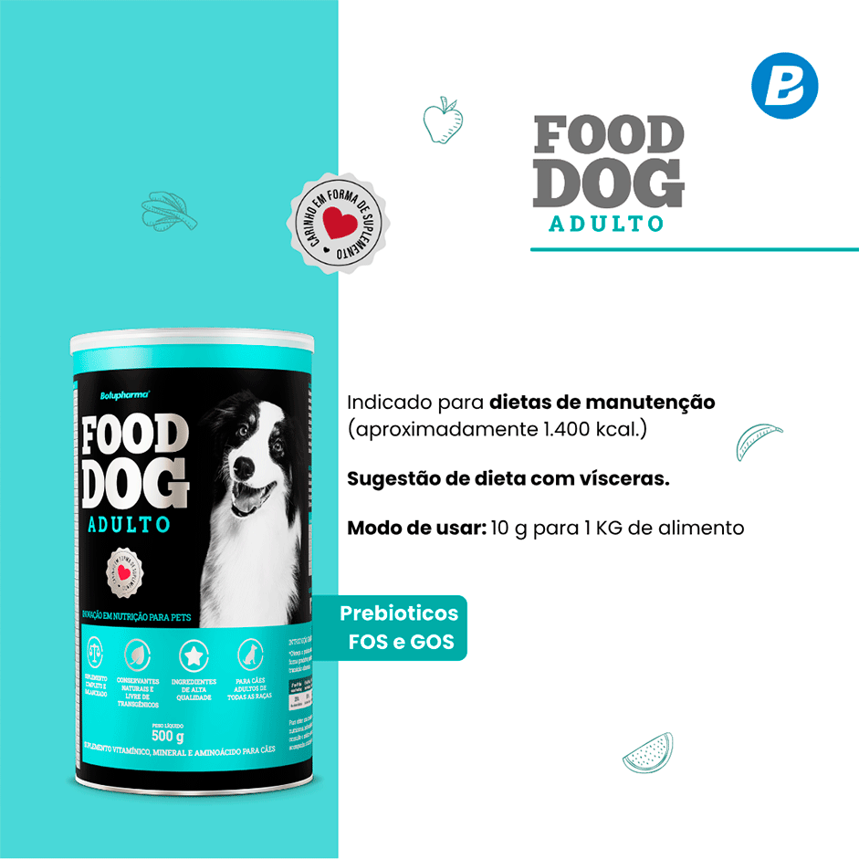 Suplemento Vitamínico Botupharma Pet Food Dog Adulto Manutenção - 100 g