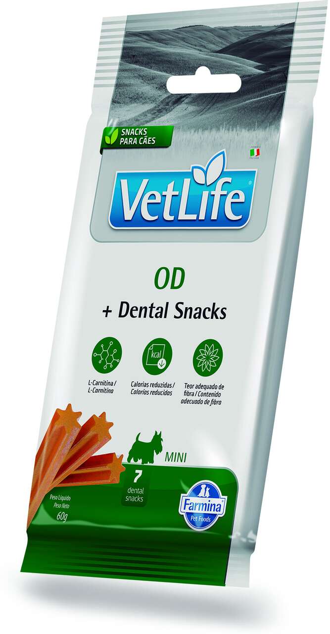 Petisco Vet Life OD Dental para Cães de Raças Mini e Pequenas - 60 g