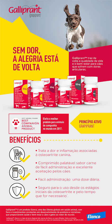 Anti-Inflamatório Elanco Galliprant 60 mg para Cães - 30 Comprimidos
