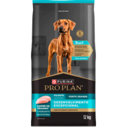 Ração Seca Purina Pro Plan Desenvolvimento Excepcional para Cães Filhotes para Cães Raças Grandes - 12Kg