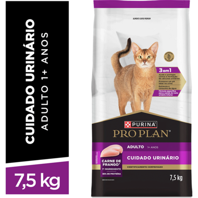 Ração Seca Purina Pro Plan Cuidado Urinário para Gatos Adultos
