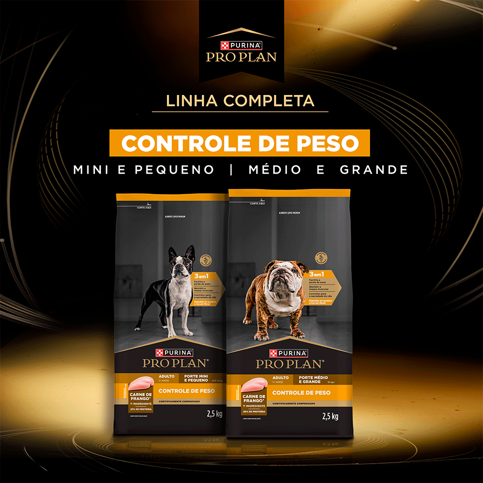Ração Seca Purina Pro Plan Controle de Peso para Cães Raças Médias e Grandes - 10,1Kg