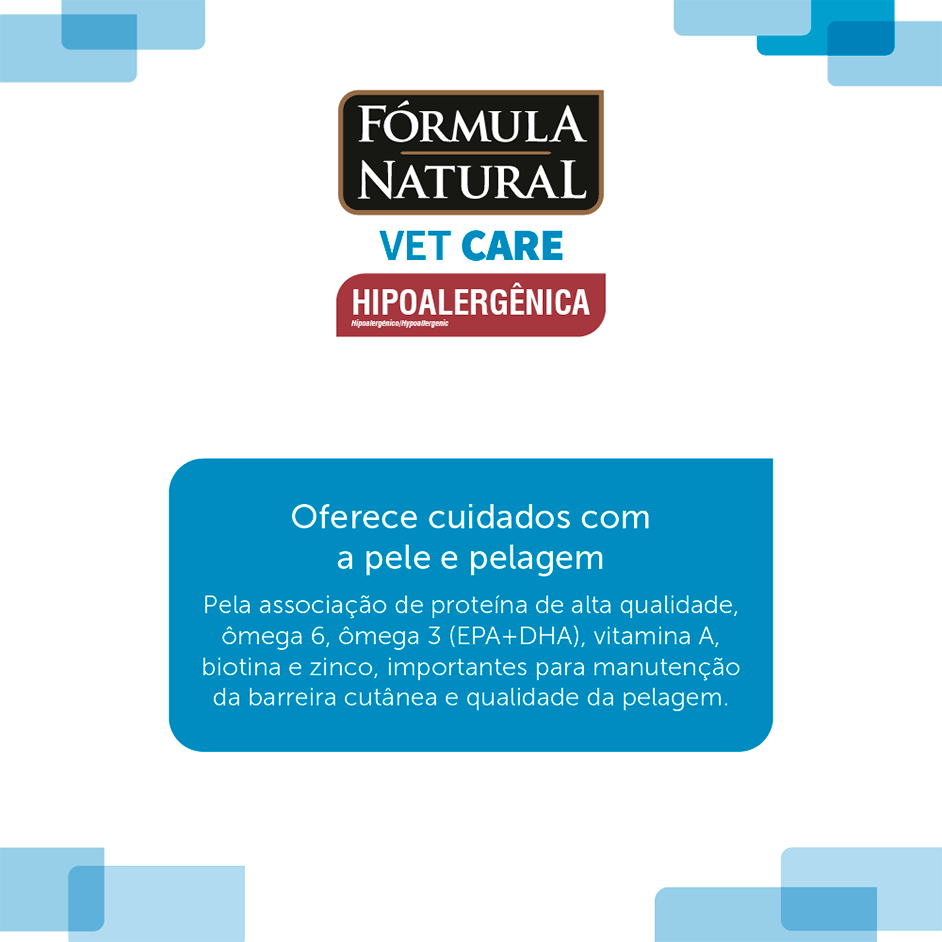 Ração Seca Fórmula Natural Vet Care Hipoalergênica para Cães de Porte Médio e Grande - 10,1Kg