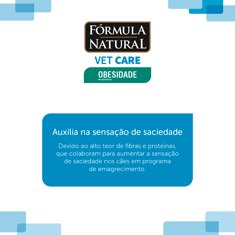 Ração Seca Fórmula Natural Vet Care Obesidade para Cães de Porte Mini e Pequeno - 2Kg