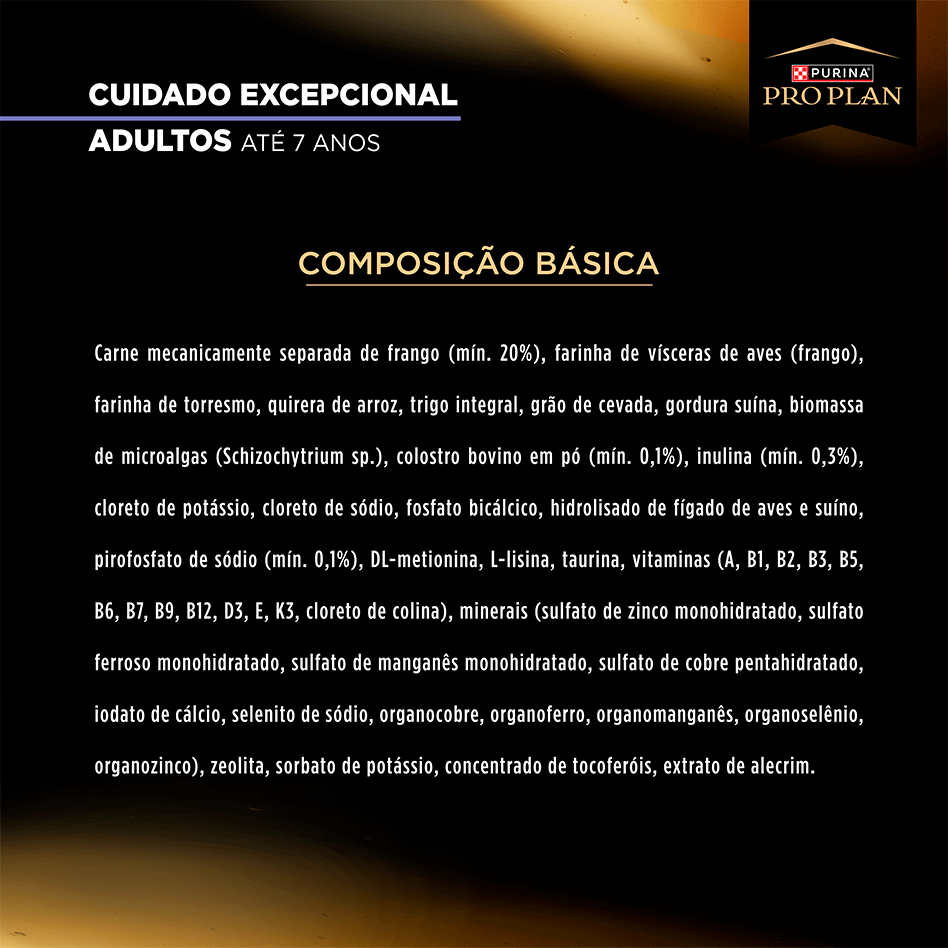 Ração Seca Purina Pro Plan Cuidado Excepcional para Cães Adultos Raças Mini e Pequenas - 1Kg