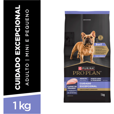 Ração Seca Purina Pro Plan Cuidado Excepcional para Cães Adultos Raças Mini e Pequenas
