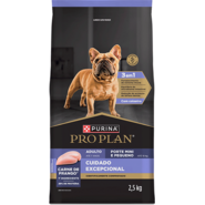Ração Seca Purina Pro Plan Cuidado Excepcional para Cães Adultos Raças Mini e Pequenas - 2,5Kg