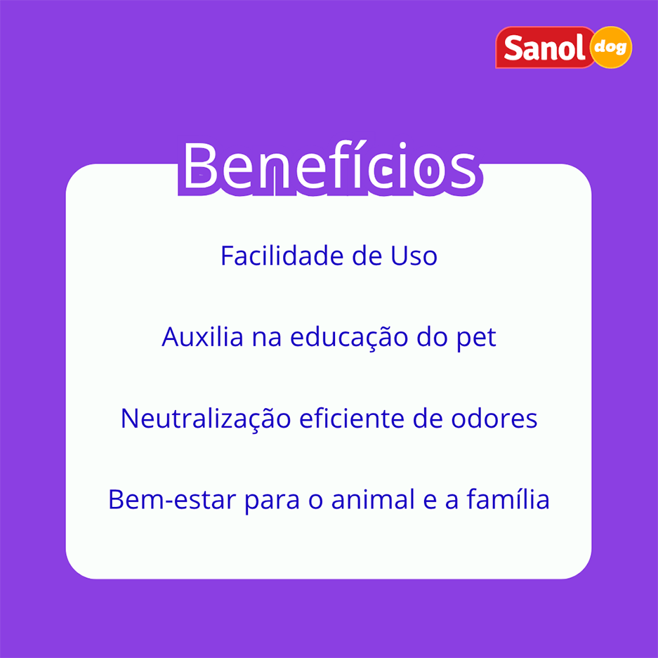 Eliminador de Odores Sanol Dog Lavanda - 2 Litros