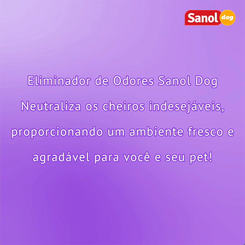 Eliminador de Odores Sanol Dog Lavanda - 2 Litros
