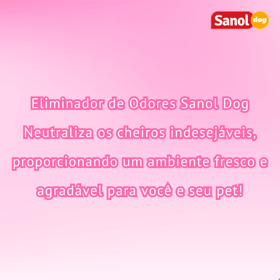 Eliminador de odores Sanol Dog Floral para Ambientes - 2 Litros