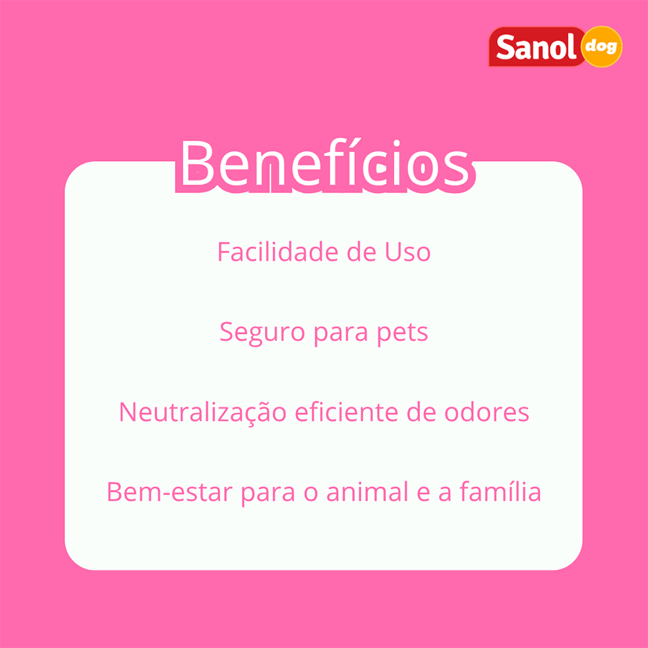 Eliminador de odores Sanol Dog Floral para Ambientes - 2 Litros