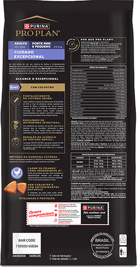 Ração Seca Purina Pro Plan Cuidado Excepcional para Cães Adultos Raças Médias - 12Kg