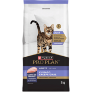 Ração Seca Purina Pro Plan Cuidado Excepcional para Gatos Adultos sabor Frango - 3Kg