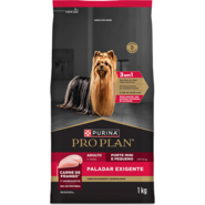 Ração Seca Pro Plan Paladar Exigente para Cães Adultos Raças Minis e Pequenas - 1Kg