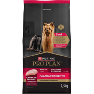 Ração Seca Pro Plan Paladar Exigente para Cães Adultos Raças Minis e Pequenas - 7,5Kg
