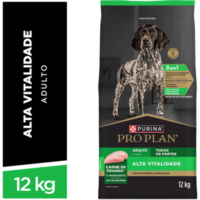 Ração Seca Purina Pro Plan Alta Vitalidade para Cães Adultos