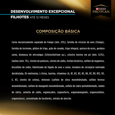 Ração Seca Purina Pro Plan Desenvolvimento Excepcional para Gatos Filhotes