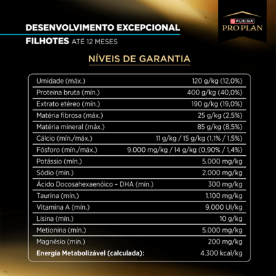 Ração Seca Purina Pro Plan Desenvolvimento Excepcional para Gatos Filhotes