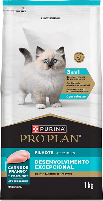 Ração Seca Purina Pro Plan Desenvolvimento Excepcional para Gatos Filhotes - 1Kg