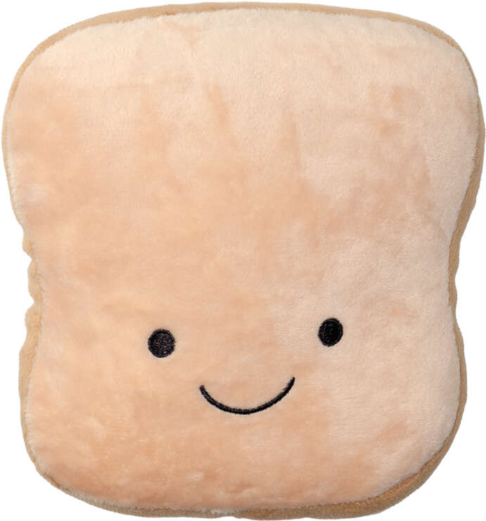 Brinquedo de Pelúcia Meau Pão de Forma para Cães - Tam. Único