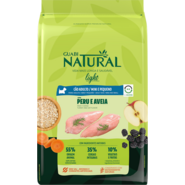 Ração Guabi Natural Light Peru e Aveia Cães Adultos Raças Mini e Pequeno - 10,1Kg
