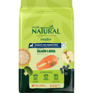Ração Guabi Natural Sensitive Salmão e Aveia Cães Adultos Raças Mini, Pequeno e Médio - 10,1Kg